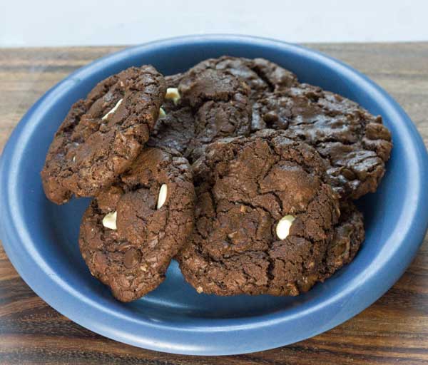 chocolate-coconut-cookies Double Chocolate Coconut Cookies