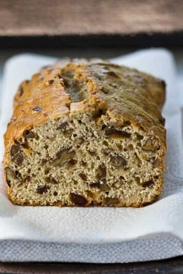 Toasted Pecan Date Bread recipe with very little butter.