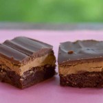 peanut butter topped brownies