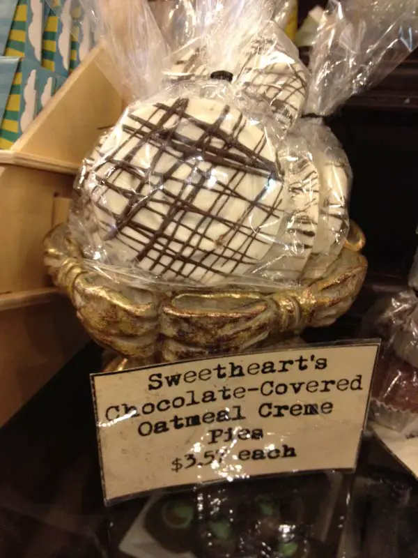 Chocolate Covered Oatmeal Cream Pie Sandwich