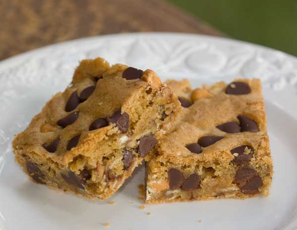 Triple Chip Toasted Pecan Bars