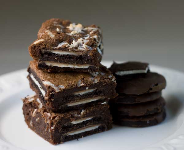 Brownies made with Oreo Fudge Delights