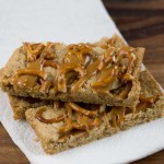 Pretzel Caramel Shortbread Bars