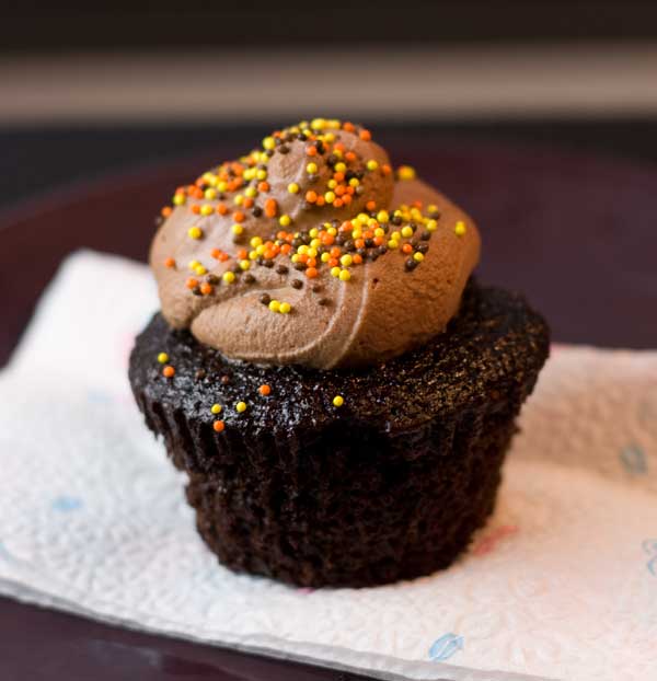 Mousse-Topped Cupcake