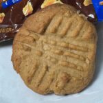 Jumbo Peanut Butter Cookies made with bread flour and with Bits o Brickle