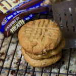 Jumbo Peanut Butter Cookies with Brickle