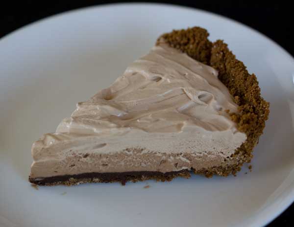 chocolate-cream-pie-cross An easy chocolate pie made with 5 ingredients.