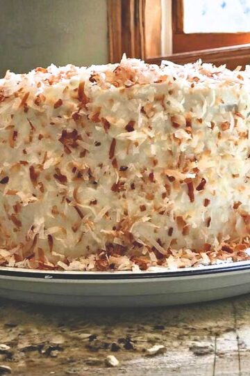 Cream of Coconut Cake made with Coco Real
