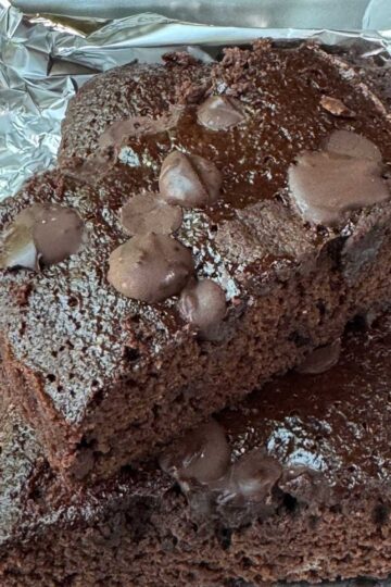 low fat brownies made with prune baby food.