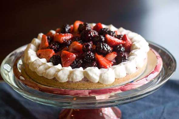 Triple Berry Mousse Tart