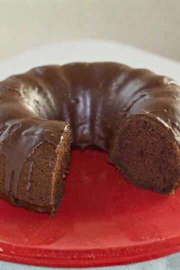 Chocolate 'Tato Cake is a moist chocolate Bundt cake made with instant mashed potatoes.