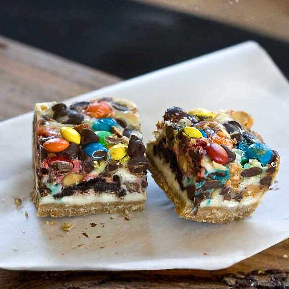 crazy-cookie-bars Magic Cookie Cheesecake Bars recipe