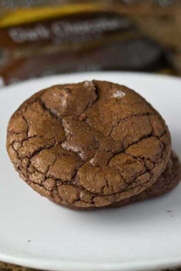 An easy recipe for double chocolate cookies made with self-rising flour.