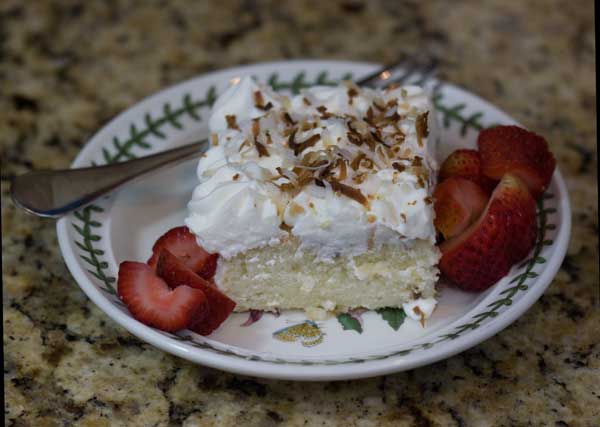 Coconut Tresh Leches Cake