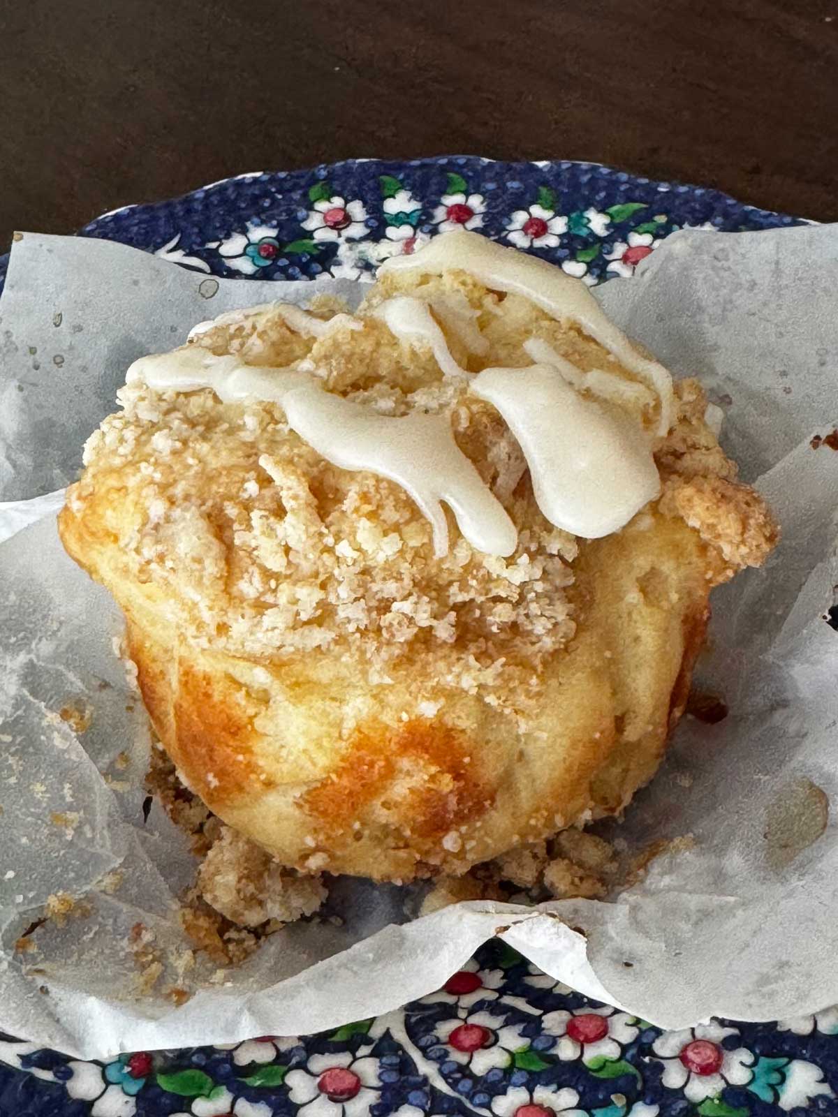Pineapple Cream Cheese Muffins are moist vanilla muffins with a cream cheese filling, crushed pineapple and small bit of icing.
