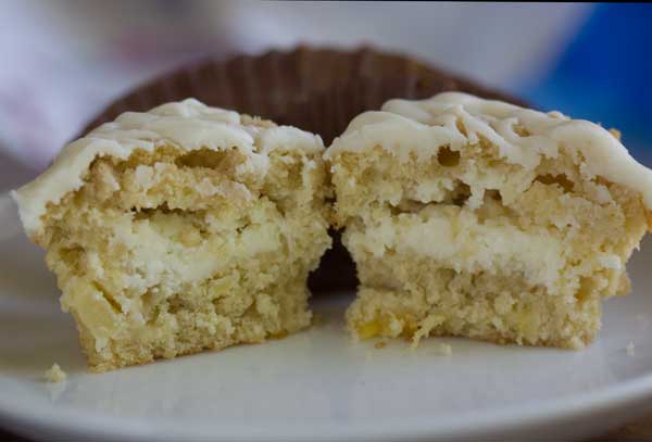 pineapple-muffin-cream-chee pineapple cream cheese filled pound cake muffins