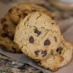 Chocolate Chip Peanut Butter Vegan Spelt Cookies