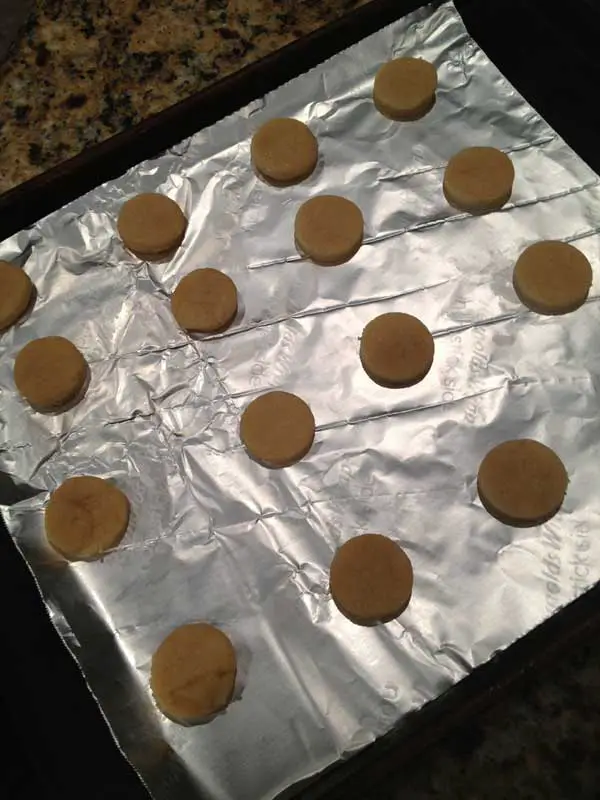 Homemade cookie base for Whippets