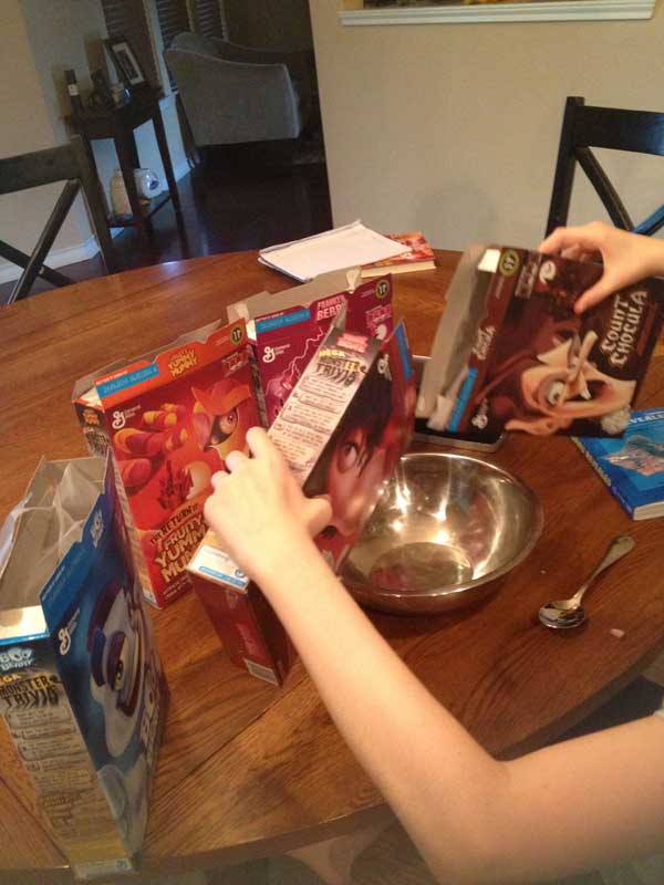 Cereal Taste Test