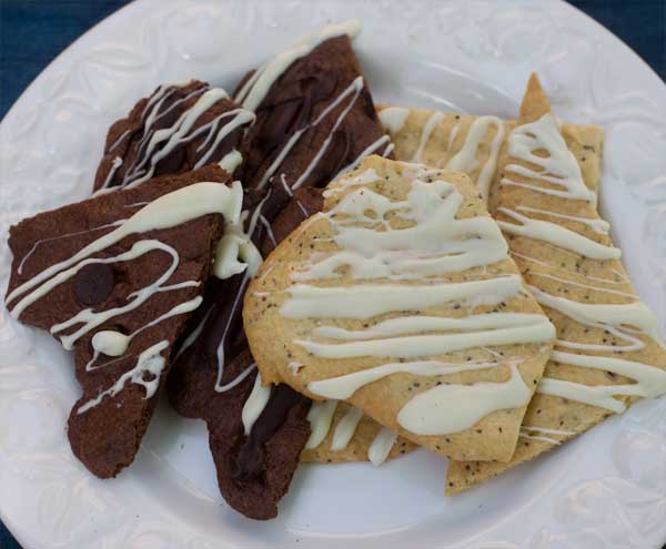 Cookie bark made with muffin mix