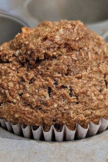Oven Ready Bran Muffins that rise high.