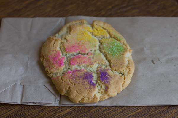 Cream Cheese Sugar Cookies are big chewy sugar cookies with lots of cracks on top.