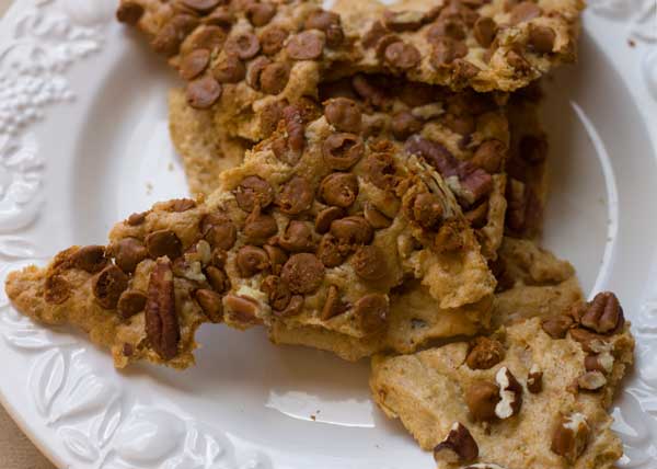 Pumpkin Cake Mix Cookie Bark