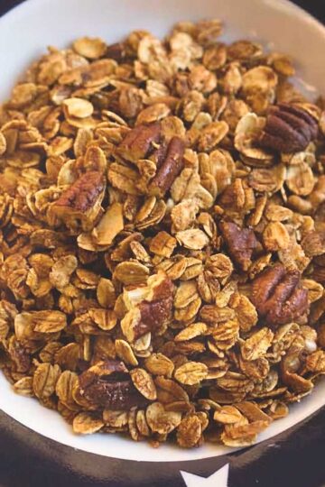 Maple Honey Granola recipe adapted from Callie's Biscuits