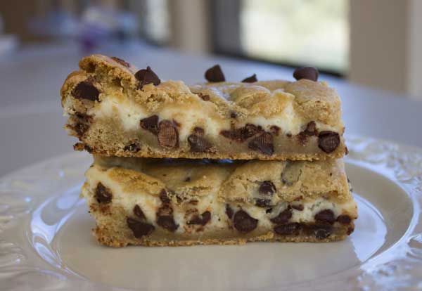 Chocolate Chip Cheesecake Bars