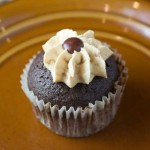 Chocolate Cupcakes with Peanut Butter Frosting