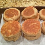 English Muffins with Bran Cereal