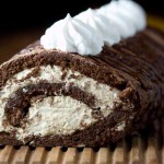 Chocolate Cake Roll With Cappuccino Cream