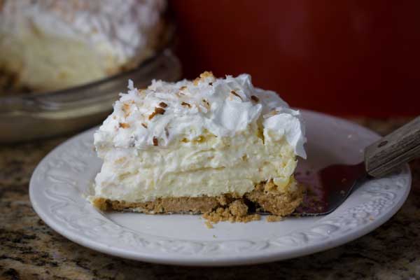 Coconut Cream and Pineapple Pie