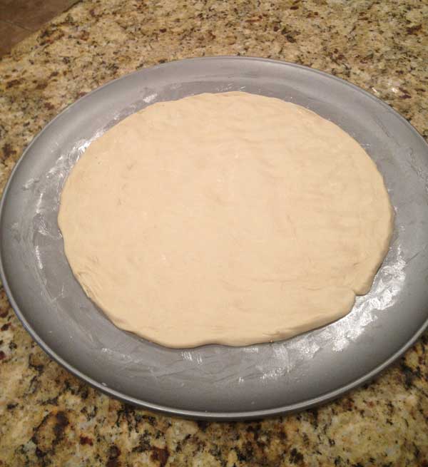 Cinnamon Streusel Pizza Crust
