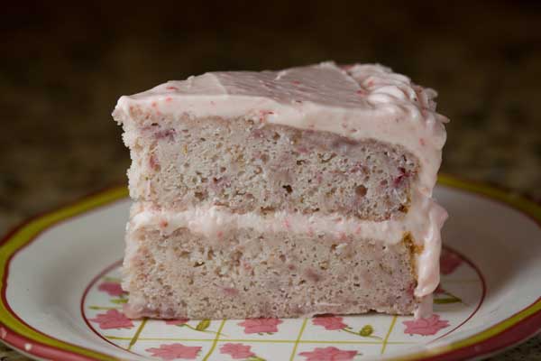 Scratch Strawberry Cake