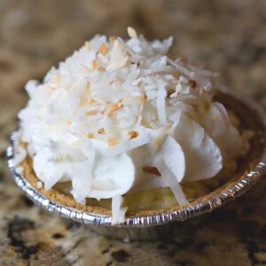 Mini Coconut Cream Pie recipe for Keebler Mini Graham Pie Crust