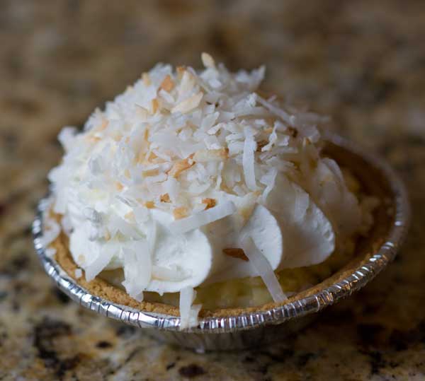 Miniature Coconut Cream Pies
