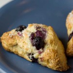 Yeasted Blueberry Scones