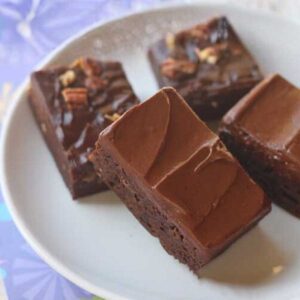 The only frosted fudge brownies recipe you need! This is an odl one from Hershey's.