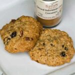 Large, thick, oatmeal cookies with Indonesian cinnamon.