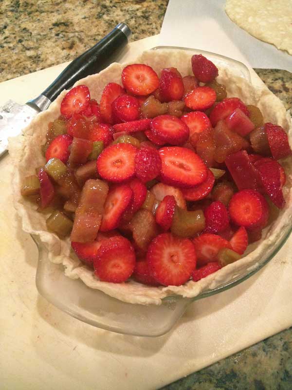 rhubarb pie