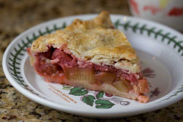 strawberry frozen rhubarb pie