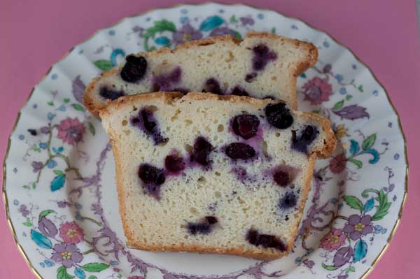 Blueberry Sour Cream Loaf Cake