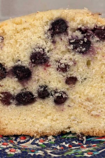 Sour Cream Blueberry Loaf Cake