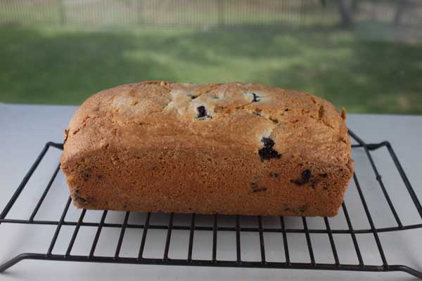 Blueberry Sour Cream Loaf Cake