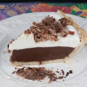 Luby's Chocolate Pie