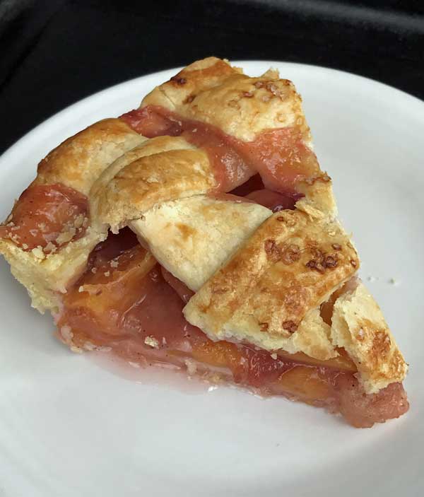 double crust peach pie