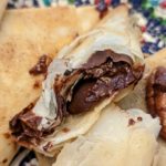 Chocolate Phyllo Triangles