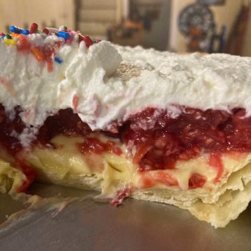 raspberry cream pie