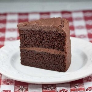 Classic Chocolate Layer Cake recipe with creamy frosting.